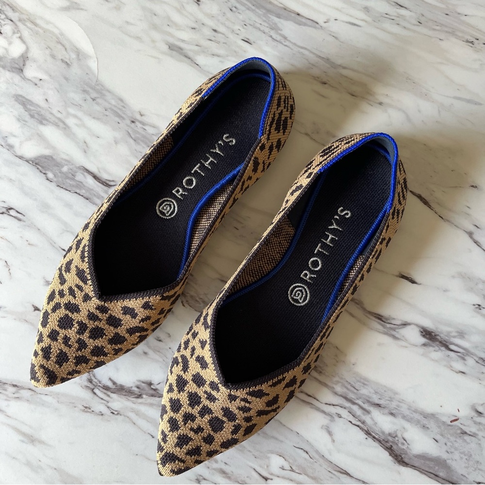 Rothy’s The Point Flat - Cheetah / Leopard